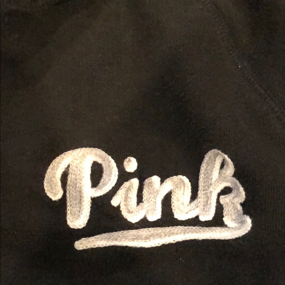 SOLD Black PINK hoodies size medium - Picture 2 of 3